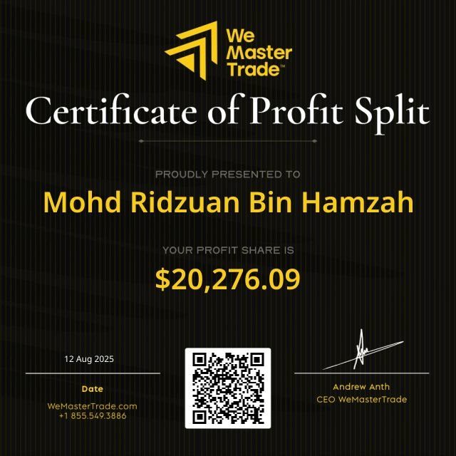 Sijil lulus evaluasi prop firm