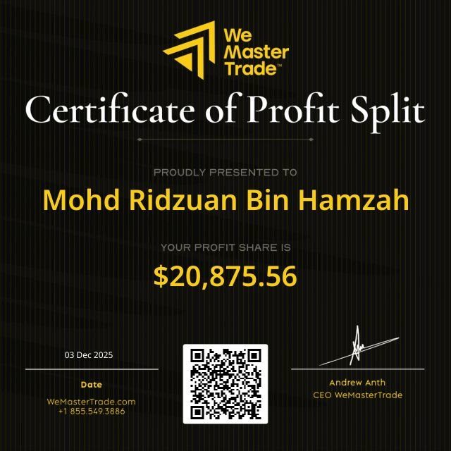 Sijil lulus evaluasi prop firm