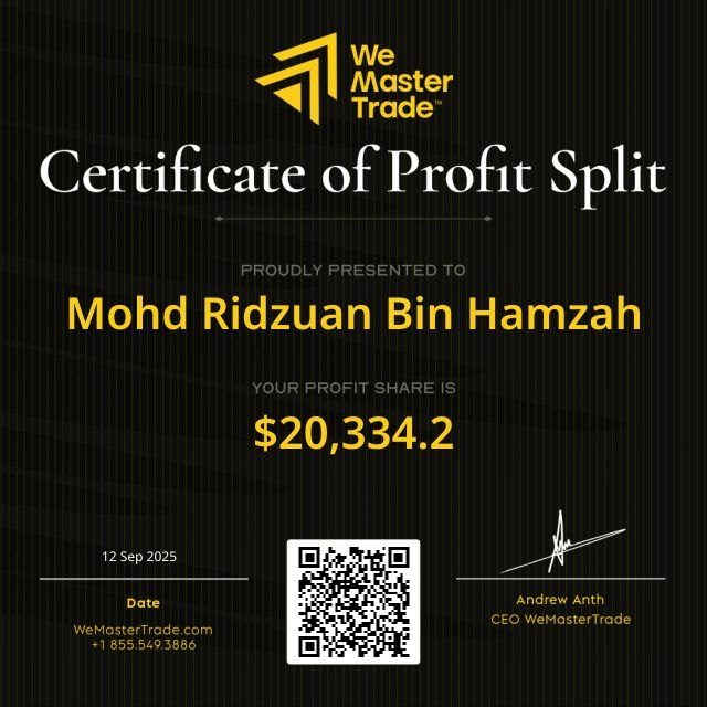 Sijil lulus evaluasi prop firm