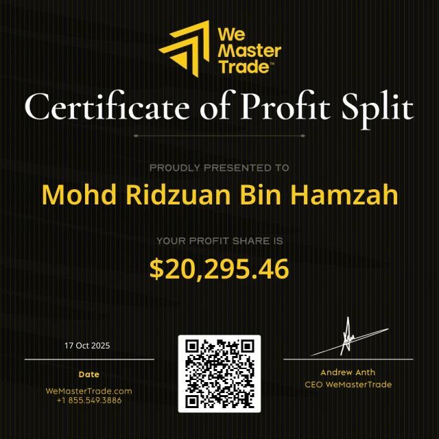 Sijil lulus evaluasi prop firm